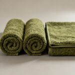 100% Cotton Olive Green Bath Towel – 60 x 30 Inches
