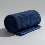 100% Cotton Navy Bath Towel – 60 x 30 Inches