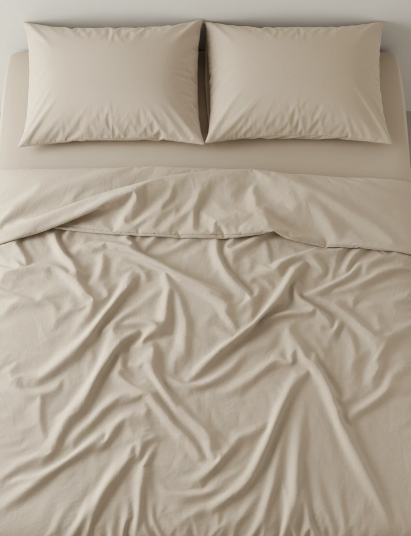 Beige (3) Beige Duvet Cover Set - Image 1