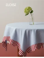 Striped Trim Tablecloth - Image 2