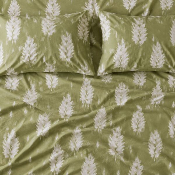 Olive Print Green | Bedsheet